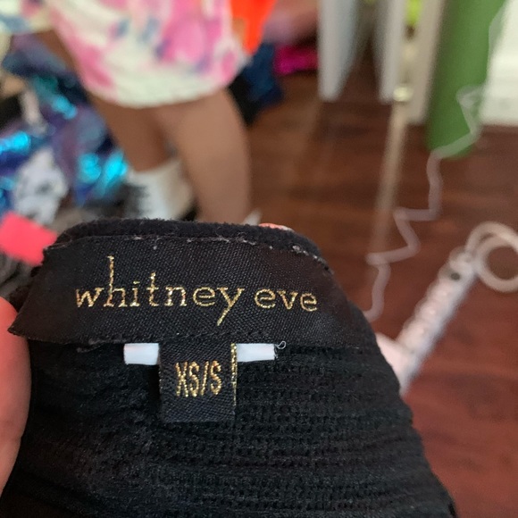 whitney eve XS/S black cross cross bralette - Picture 3 of 3